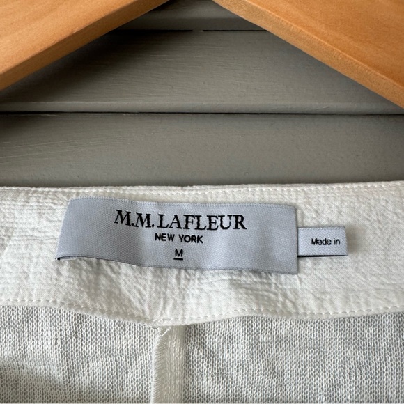 MM Lafleur | The Freedlund Caftan - Double-Faced Linen Dress ~ M - Picture 10 of 12